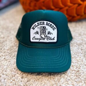 Wilder Made Green Trucker Hat brand new never worn